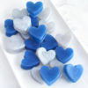 Navy Blue and Silver Heart Soap Favors by Tailored Soap