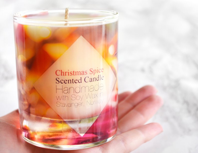 Christmas Spice Candle By Tailored Soap